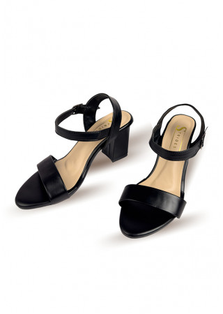 ANKLE STRAP BLACK HEEL